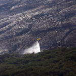 Δράμα: Για έβδομη ημέρα καίει η φωτιά στο Φαλακρό