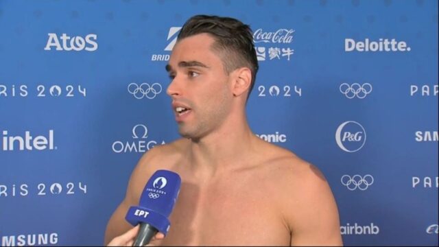 Για δύο εκατοστά του δευτερολέπτου ο σπουδαίος Απόστολος Χρήστου, τέταρτος στα 100 μ. ύπτιο