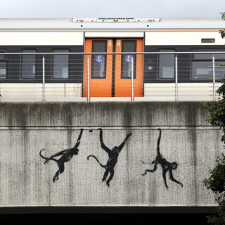 Ο Banksy ζωγράφισε σε φυλάκιο της αστυνομίας του Λονδίνου