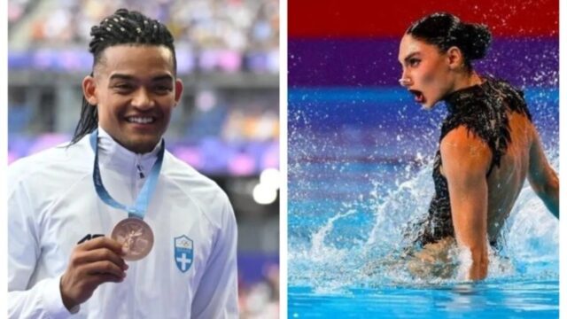 Παρίσι 2024: Καραλής και Πλατανιώτη, οι Σημαιοφόροι της Ελλάδας στην Τελετή Λήξης