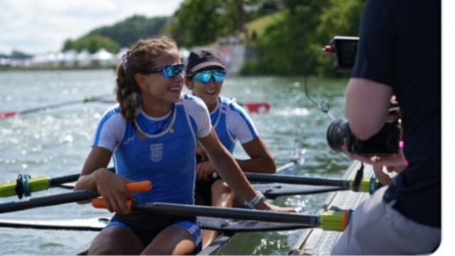 Παγκόσμιο ρεκόρ από τις χάλκινες του Παρισιού, Ευαγγελία Αναστασιάδου και Μιλένα Κοντού, στο Παγκόσμιο Πρωτάθλημα Κωπηλασίας