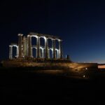 O ναός του Ποσειδώνα στο Σούνιο απέκτησε νέο φωτισμό [ΒΙΝΤΕΟ]