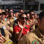 Συγκέντρωση διαμαρτυρίας των εποχικών πυροσβεστών