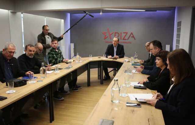 Συνάντηση του Σ. Φάμελλου με σωματεία εργαζομένων της Hellenic Train