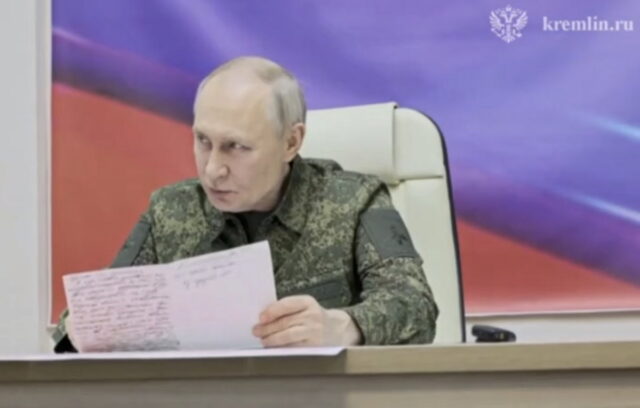 Ο Πούτιν ζήτησε γρήγορη νίκη επί των ουκρανικών δυνάμεων στο Κουρσκ