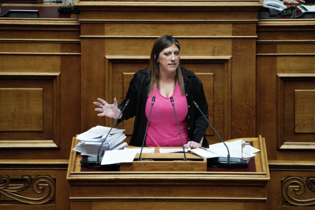 Πρόταση δυσπιστίας – Ζ. Κωνσταντοπούλου: «Πρωταθλήτρια στην συγκάλυψη η επίορκη και ένοχη κυβέρνηση»