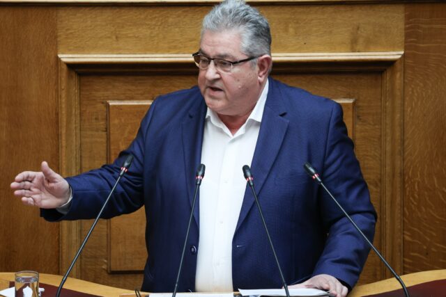 Βουλή: Επίκαιρη ερώτηση Δ. Κουτσούμπα για τη στάση της ελληνικής κυβέρνησης στη Γάζα