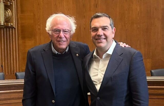 ΗΠΑ: Συνάντηση Αλ. Τσίπρα με τον Μπέρνι Σάντερς
