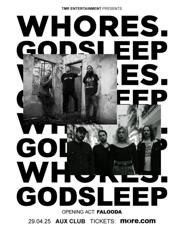 WHORES.: Το αδυσώπητο τρίο από την Ατλάντα live στην Αθήνα