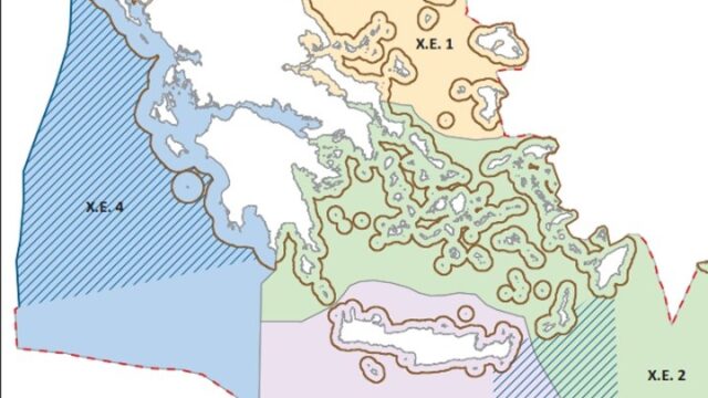 Ανακοινώθηκε ο Θαλάσσιος Χωροταξικός Σχεδιασμός – Δείτε τον χάρτη