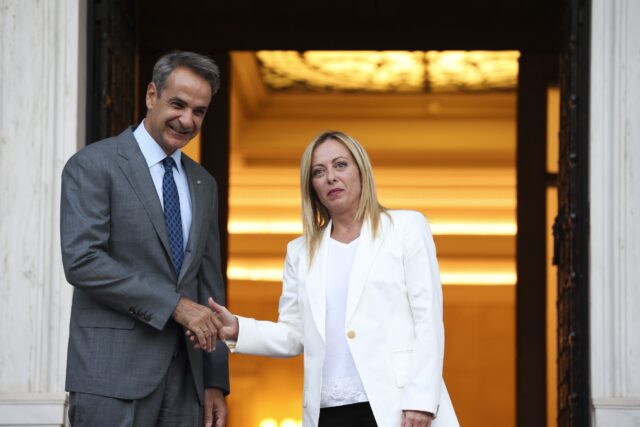 Συνάντηση Μητσοτάκη – Μελόνι σήμερα στη Ρώμη