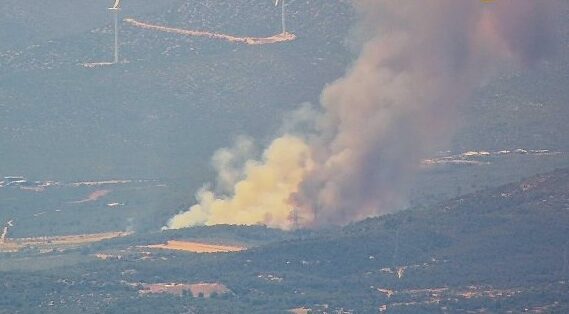 Μαίνεται εκτός ελέγχου η φωτιά στη Ριτσώνα [ΒΙΝΤΕΟ]