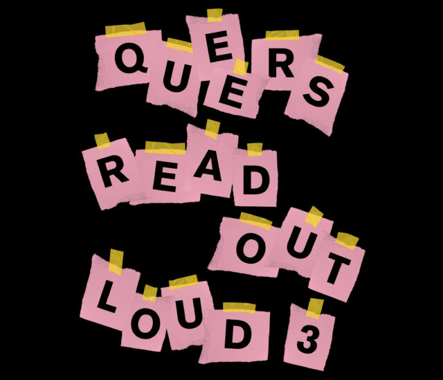 Queers Read Out Loud για τρίτη συνεχόμενη χρονιά στο Hyper Hypo