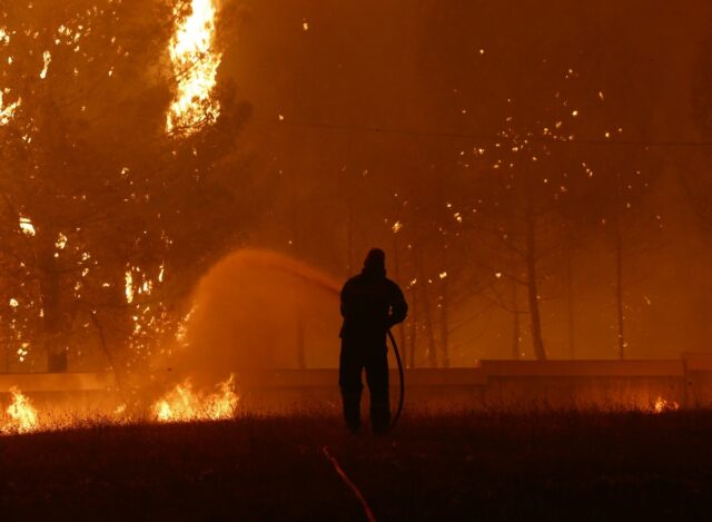 Φωτιά στην Αμαλιάδα: Μάχη με διάσπαρτες εστίες