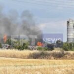 Σέρρες: Στις φλόγες τυλίχθηκε εργοστάσιο ξυλείας