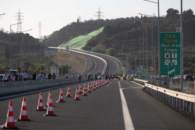 Παραδίδονται σήμερα στην κυκλοφορία 65 χλμ του αυτοκινητόδρομου Πάτρα – Πύργος
