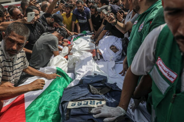 Γάζα: Ο ΟΗΕ καταδικάζει τη δολοφονία των έξι Παλαιστίνιων δημοσιογράφων από τον ισραηλινό στρατό