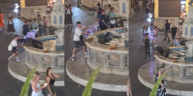 Ρόδος: Σε εξέλιξη η έρευνα για τον εντοπισμό του άνδρα που έσπρωξε άστεγο σε σιντριβάνι