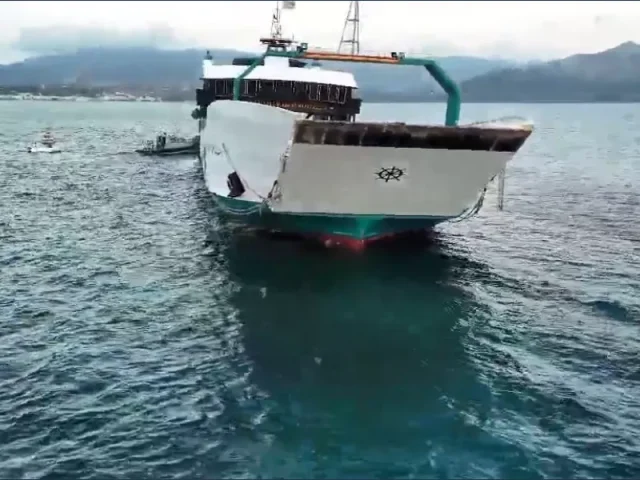 Προσάραξη φέρι μποτ στα Νέα Στύρα: Στον ανακριτή ο καπετάνιος