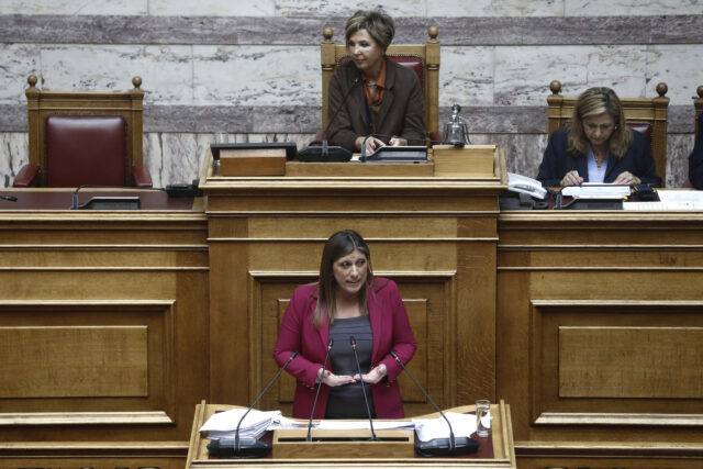 Βουλή: Απορρίφθηκε η άρση ασυλίας της Ζωής Κωνσταντοπούλου για συμμετοχή της σε αγροτικά μπλόκα