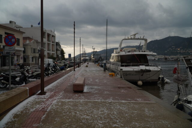 Σάρωσε το νησί της Λέσβου η κακοκαιρία Adel