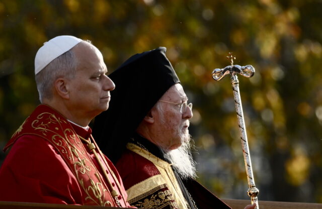 Κοινό προσκύνημα Πατριάρχη Βαρθολομαίου και Πάπα Λέοντα στη Νίκαια