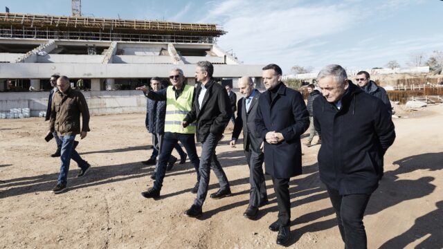 Παναθηναϊκος: Επίσκεψη του πρωθυπουργού στα έργα κατασκευής του γηπέδου στον Βοτανικό