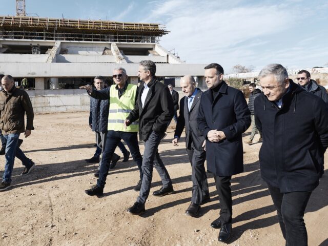 Παναθηναϊκος: Επίσκεψη του πρωθυπουργού στα έργα κατασκευής του γηπέδου στον Βοτανικό