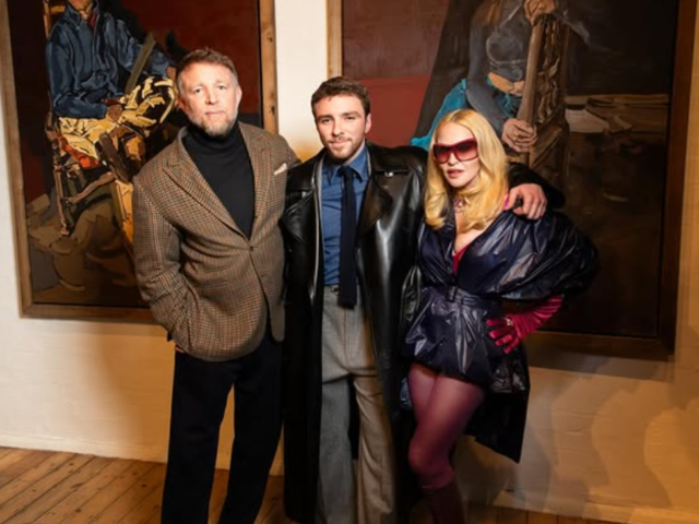 Η Μαντόνα συναντήθηκε με τον Γκάι Ρίτσι σε έκθεση του γιου τους