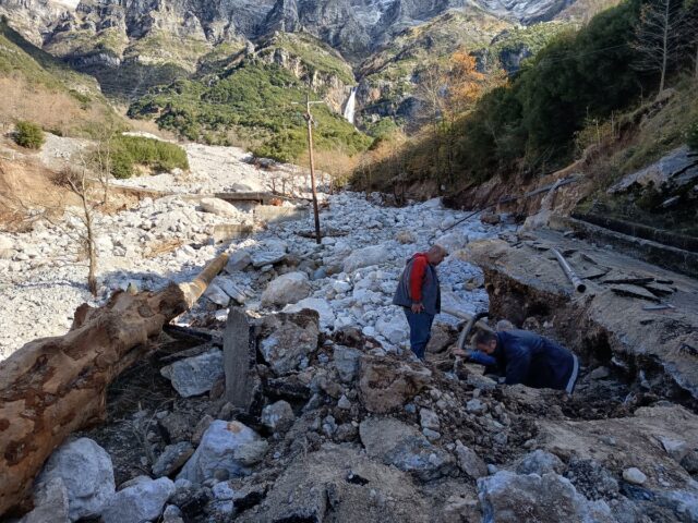 Προβλήματα στα Τζουμέρκα έφερε η κακοκαιρία