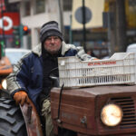 Αγροτική κινητοποίηση στο κέντρο της Λάρισας