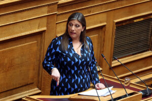 Ζωή Κωνσταντοπούλου: «Απόντες οι βουλευτές της ΝΔ από τη Βουλή σε αυτή την κρίσιμη ημέρα»
