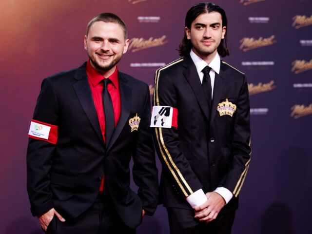 Οι γιοι του Μάικλ Τζάκσον, Πρινς και Μπίγκι Τζάκσον στην πρεμιέρα της ταινίας «Michael»