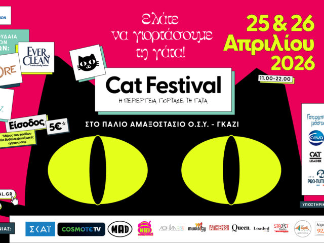 Η περιέργεια γιορτάζει τη γάτα στο Cat Festival 2026
