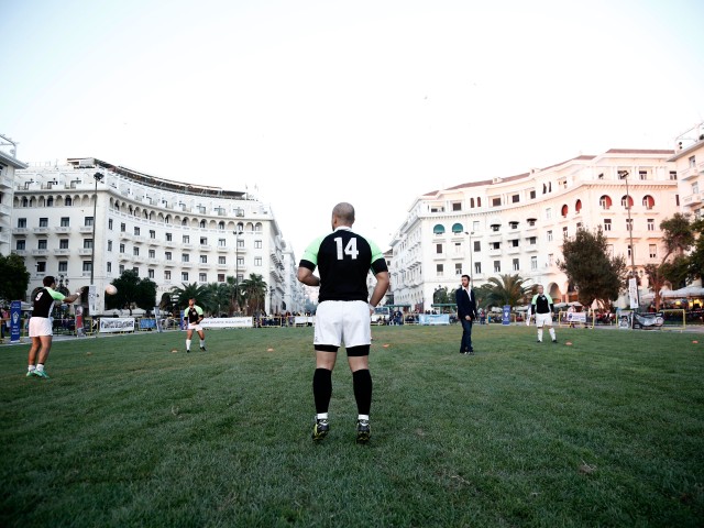 Αν δεν το ξέρατε, την Παρασκευή στην πλατεία Αριστοτέλους παίξανε ράγκμπι