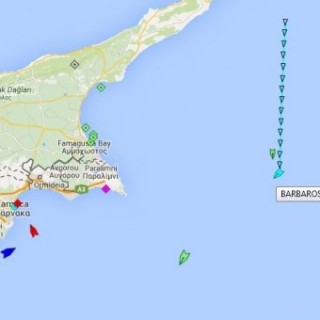 Στην κυπριακή ΑΟΖ εισήλθε το τουρκικό σεισμογραφικό σκάφος «Barbaros»