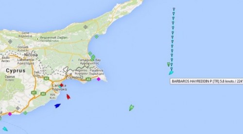 Στην κυπριακή ΑΟΖ εισήλθε το τουρκικό σεισμογραφικό σκάφος «Barbaros»