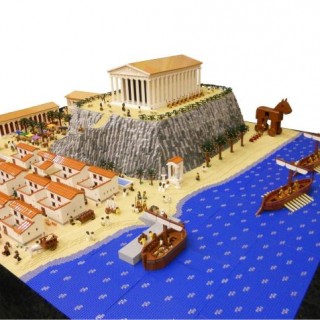 Μια αρχαία ελληνική πολιτεία χτισμένη με Lego