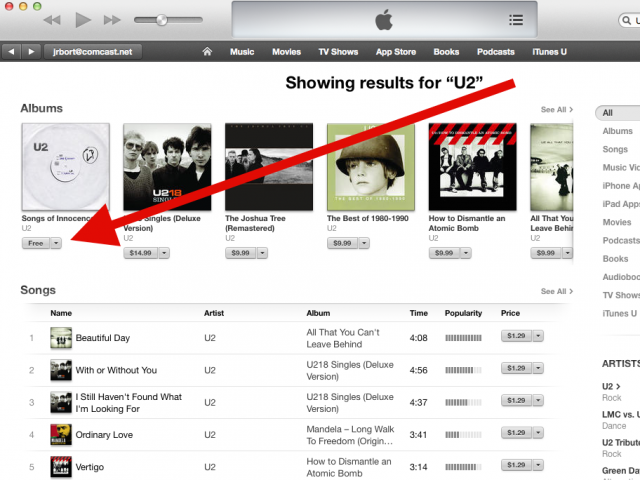 Οι U2 μοιράζουν δωρεάν τα «τραγούδια της (χαμένης δισκογραφικής) αθωότητας»
